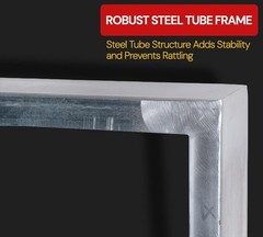 2Pk 26-1/2″ x 26-1/2″ x 3-1/4″ Shipping Container Window w/ Steel Tube Frame