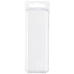 Collecting Warehouse Clear Plastic Clamshell Container, 4.19″H x 1.5″W x 1.25″D