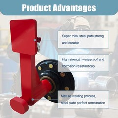 2 Pack Shipping Container Wheels 8×6.5 Lug Wheels Kit. with Ratchet Straps