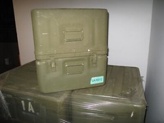 32x20x22 Aluminum Military Medical Chest Watertight Survival Bug Out Storage Box