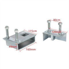 Bolt-On Shipping Container Lock Box Heavy Duty and Padlock Includes 5 Keys