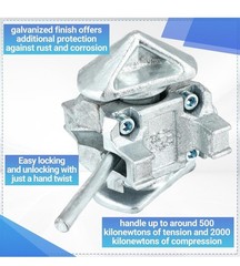 Gisafai 4 Pcs Sea Rail Shipping Container Lock. Intermediate Manual Twist Lock