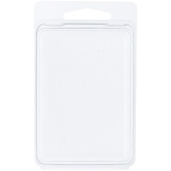 Collecting Warehouse Clear Plastic Clamshell Container, 3.4375″ x 2.375″ 0.9375″