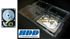 Server 3.5″ Hard Disk Drive Shipping Container Clam Shells – Lot of 3 10 30 100