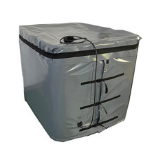 Professional 275 Gallon Full Cover IBC Tote/Tank Heater Blanket – 120V, 1400W