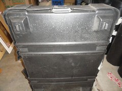HEAVY DUTY EVENT TRADE SHOW WHEELED SHIP CONTAINER GRAPHICS FLAT 44″ X 32″ X 7″