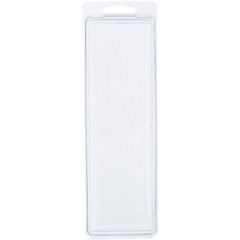 Collecting Warehouse Clear Plastic Clamshell Container, 7.625″H x 2″W x 1.375″D