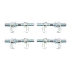 4 Pack 280mm Shipping Container Bridge Clamps, Galvanized Steel Screw Fittings