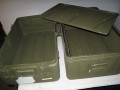 32x20x22 Aluminum Military Medical Chest Watertight Survival Bug Out Storage Box