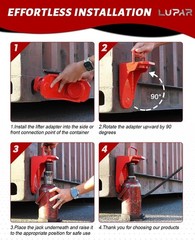 Red Shipping Container Jack Lug – Heavy-Duty U-Handle