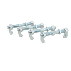 4PCS Shipping Container Bridge Fitting Clamp 280 mm/11’’ Screw Clamp 45 Steel