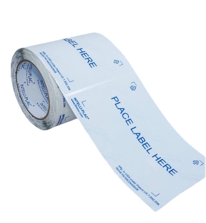 Intelli-Plac Label Placard Holders White 5” X 7” 100/Roll Bins/Containers