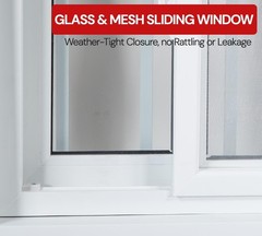 26-1/2″ x 26-1/2″ x 3-1/4″ Shipping Container Window w/ Steel Tube Frame, White