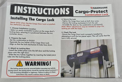 Shipping Container Lock Combination Cargo Van Semi Trailer Door Lock Heavy Duty