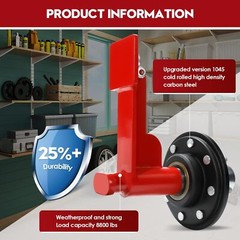 2Pack Shipping Container Wheels 8-Lug Wheels Kit,Shipping Container Accessories