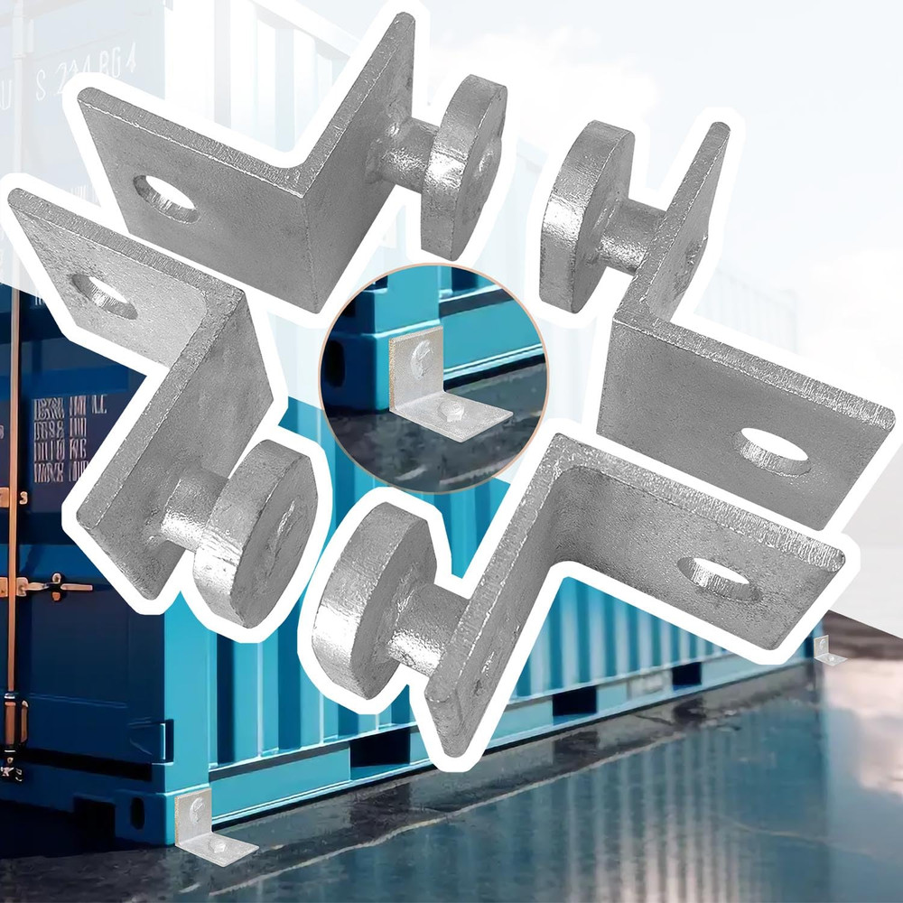 4 Pack Shipping Container Anchors Hot Dipped Galvanized Steel Shipping Container