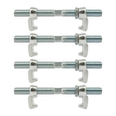 4 Pcs Fixed Clamps,Heavy Duty Shipping Container Bridge Fitting Clamps (45#Steel
