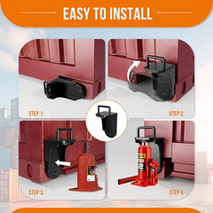 Shipping Container Jack Lug with U-Shaped Handle, Storage Leveler Booster, Lifte