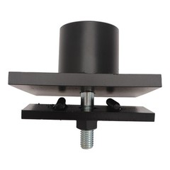 Heavy Duty Shipping Container Mount Bracket Camera Light Flag Pole 1-1/2″ NPT