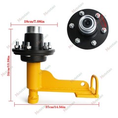 Superior Shipping Container Wheels 6×5.5 Lug Container spindle mobile kit