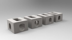 ISO Shipping Container Corner Casting Set of 4 (1) BL, (1) BR, (1) TR (1) TL