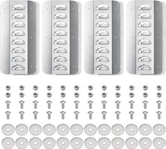 4-Pack Shipping Container Vents, Climate Control Without Power – Stainless Steel