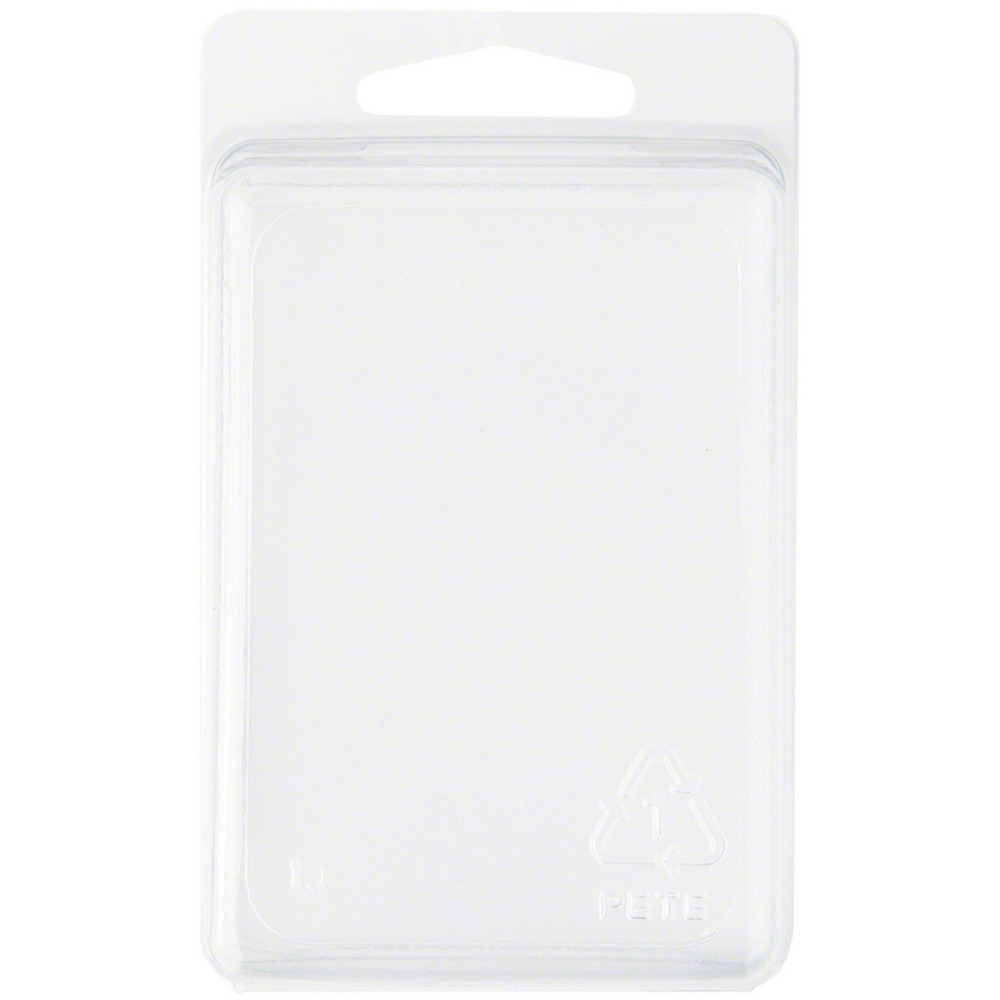 Collecting Warehouse Clear Plastic Clamshell Container, 3.38″H x 2.38″W x 1.25″D