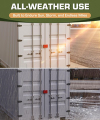 Shipping Container Lock Box Bolt on Heavy Duty Shipping Container Accessories wi