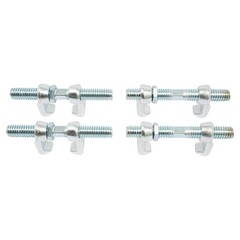 4 Pack 280mm Shipping Container Bridge Clamps, Galvanized Steel Screw Fittings