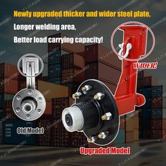 New upgrade superior Shipping Container Wheels/8x 6.5 Lug/Container mobile Kits.