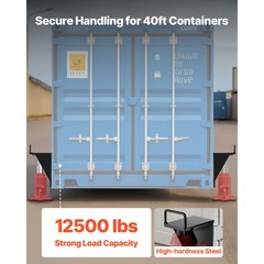 Uimoso 2-Pack Shipping Container Jack Lug with Handle for Leveling and Storage