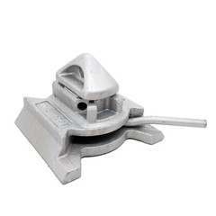 (Qty 2) Shipping Container Dovetail Bottom Twist Lock Sea Rail Manual Base