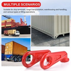 Sea Container Lifting Hook – (1) 45 Deg. Left and (1) Right Turn