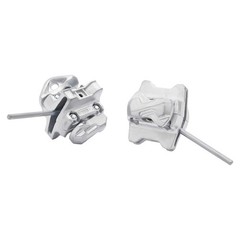 TL-1 Silver Rail Shipping Container Manual Twist Lock, Galvanized Steel Fastener