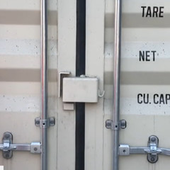 Weld-on Shipping Container Lock Box Heavy-Duty Security Box