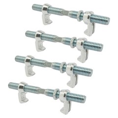 4 Pcs Fixed Clamps,Heavy Duty Shipping Container Bridge Fitting Clamps (45#Steel