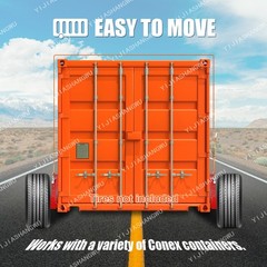 New upgrade superior Shipping Container Wheels/8x 6.5 Lug/Container mobile Kits.