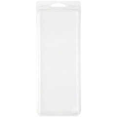 Collecting Warehouse Clear Plastic Clamshell Container, 8.19″ H x 3″ W x 1.5″ D