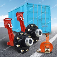 New upgrade superior Shipping Container Wheels/8x 6.5 Lug/Container mobile Kits.