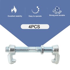 4Pcs Shipping Container Connectors 280mm Bridge Fitting Clamp Steel Screw Clamps