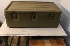 32x20x11 Aluminum Military Medical Chest with Medical Supply 22 Drawer Unit