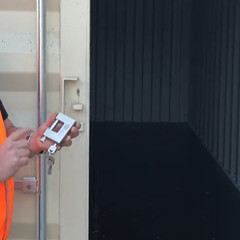 Weld-on Shipping Container Lock Box Heavy-Duty Security Box
