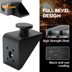 Full Bevel Shipping Container Anchors, 4 Pack Heavy Duty Steel Shipping Contain