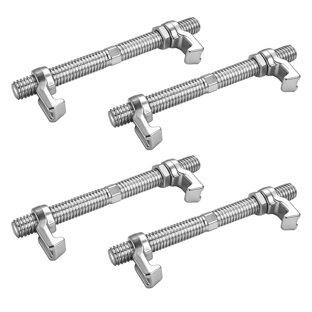 4Pack Shipping Container Bridge Fitting Clamp 280mm Galvanized Screw Clamp