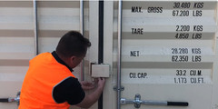 Weld-on Shipping Container Lock Box Heavy-Duty Security Box