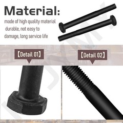 2 PACK ARM BOLTS FOR HERMAN MILLER AERON CHAIR REPLACEMENT ARM BOLTS PARTS W