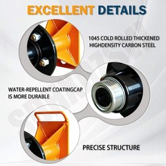Pair Upgraded 6×5.5 Lug Superior Shipping Container Wheels,Bolt-on Spindle Kit