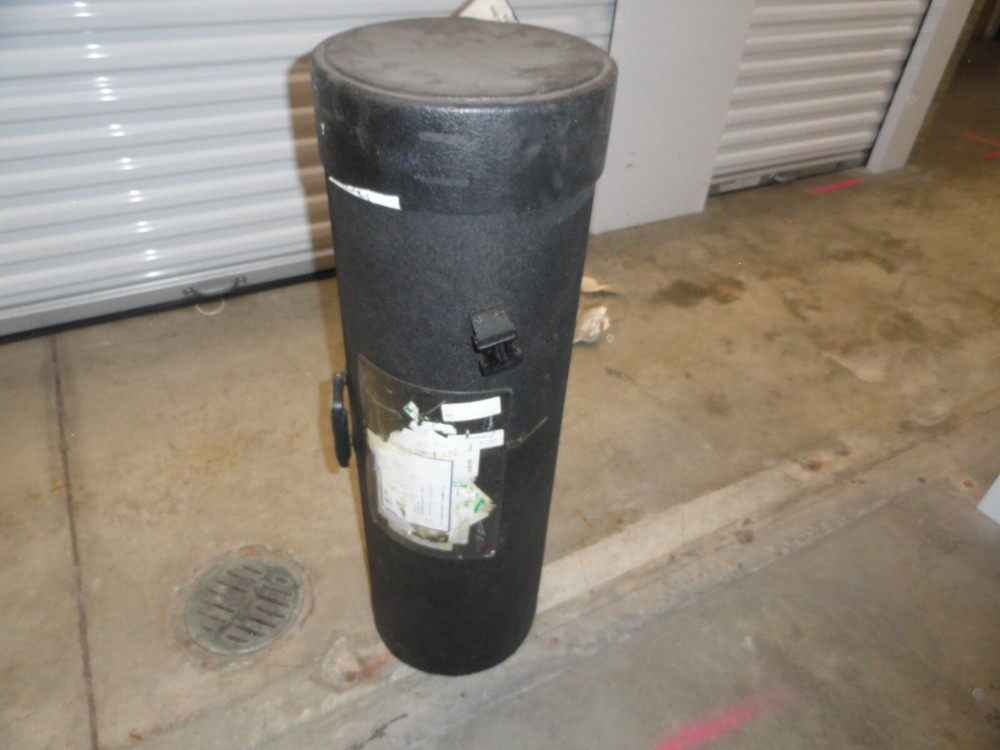 HEAVY DUTY EVENT TRADE SHOW ROUND SHIPPING TUBE CONTAINER 37″ X 12″
