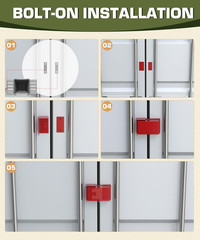 Shipping Container Lock Box Bolt on Heavy Duty Shipping Container Accessories wi
