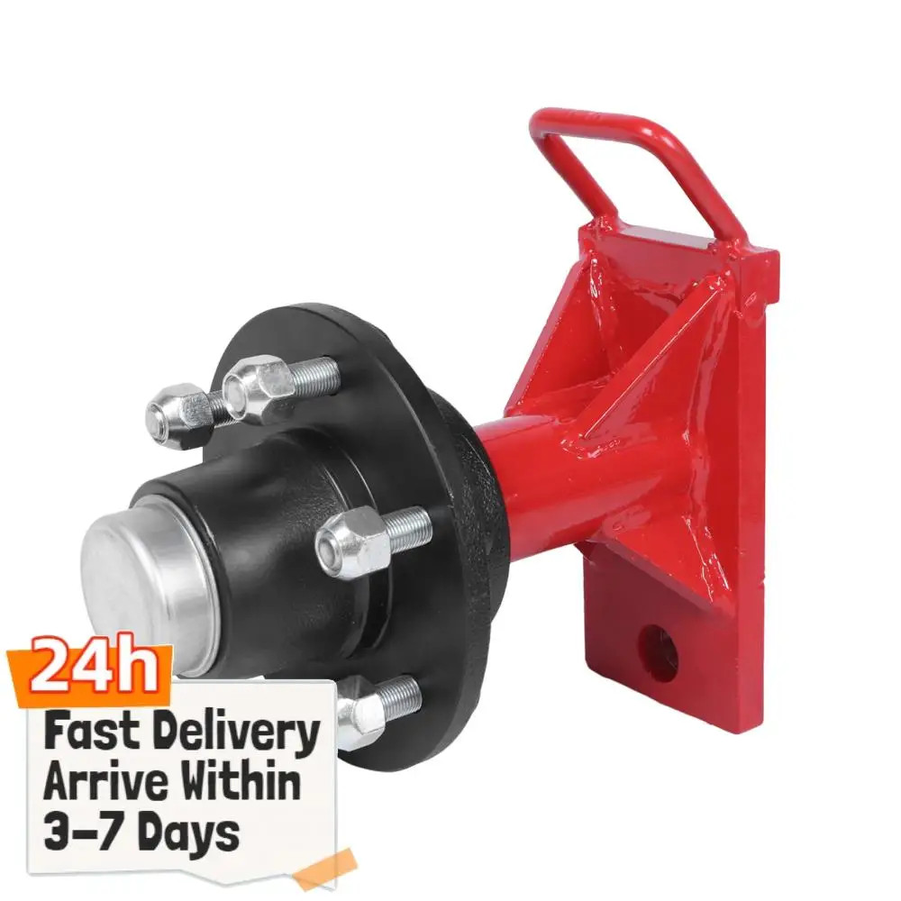 2 Set of Heavy-Duty Shipping Container Axles with Ratchet Tie 22000LBS Capacity